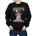 Miniatyrbild 3 av 5: Tom And Jerry Pojkar Jul Fair Isle Sweatshirt 7-8 År Bla Black 7-8 Years