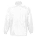 Miniatyrbild 2 av 4: SOLS Unisex Surf Windbreaker Lättviktsjacka XL Vit White XL