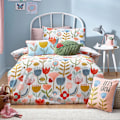 Miniatyrbild 3 av 4: Little Furn Little Nature Blommig Täcke Set Toddler Multi Multicoloured Toddler