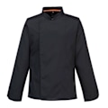Miniatyrbild 1 av 2: Portwest Pro Air-Mesh Långärmad Kockjacka för Män 3XL Svart Black 3XL
