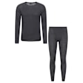Miniatyrbild 1 av 6: Mountain Warehouse Herr Merino Ull Termiskt Baslager Set XL Dark Grey XL R