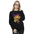 Miniatyrbild 2 av 3: Scooby Doo Dam/Kvinnor Pizza Ghost Sweatshirt L Svart Black L