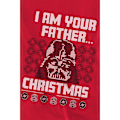 Miniatyrbild 3 av 4: Star Wars Unisex Vuxen Jultomte Darth Vader Fair Isle S Red XL