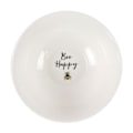 Miniatyrbild 2 av 2: Something Different Bee Happy Skål En Storlek Vit White One Size