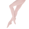 Miniatyrbild 2 av 3: Silkeslena dam/dam full fot dans balett tights (1 par) Medi White Medium