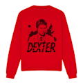 Miniatyrbild 1 av 5: Dexter Unisex Vuxen Splatter Sweatshirt XL Röd Red XL