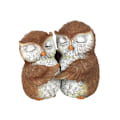 Miniatyrbild 1 av 3: Something Different Birds Of A Feather Uggla Prydnad En Storlek Br Brown/White One Size