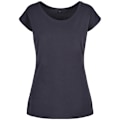 Miniatyrbild 1 av 2: Bygg ditt varumärke Dam/Dam Wide Neck T-shirt 4XL Marinblå Navy 4XL