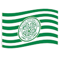 Miniatyrbild 2 av 3: Celtic FC Crest Flag One Size Grön/Vit Green/White One Size