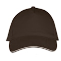 Miniatyrbild 2 av 3: SOLS Unisex Long Beach Cap One Size Choklad/Beige Chocolate/Beige One Size