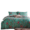 Miniatyrbild 1 av 3: Furn Chinoiserie Vintage Påslakan Set Enkelsäng Bright Jade Bright Jade Single
