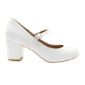 Miniatyrbild 1 av 3: Where's That From Dam/Dam Araceli Block Heel Mary Janes 8 White 8 UK