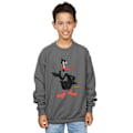 Miniatyrbild 2 av 3: Looney Tunes Pojkar Daffy Duck Distressed Sweatshirt 5-6 År Ch Charcoal 5-6 Years