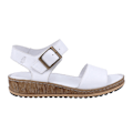 Miniatyrbild 3 av 3: Hush Puppies Dam/Dam Ellie Lädersandaler 3 UK Vit White 3 UK