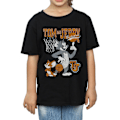 Miniatyrbild 3 av 5: Tom And Jerry Girls Spinning Basketball Bomull T-shirt 12-13 År Black 12-13 Years