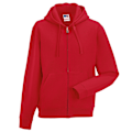 Miniatyrbild 4 av 6: Russell Herr Authentic Full Zip Hooded Sweatshirt / Hoodie XS C Classic Red XS