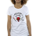 Miniatyrbild 3 av 4: Netflix Dam/Kvinnor Stranger Things Hellfire Club Bomull T-shirt White S