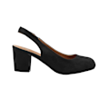 Miniatyrbild 1 av 3: Where's That From Dam/Damer Edith Mocka Sling Back Bred Blockklack Black 4 UK Wide
