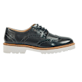 Miniatyrbild 3 av 4: POD Herr Kortney Läder Brogues 7 UK Navy Patent Navy Patent 7 UK