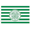 Miniatyrbild 1 av 3: Celtic FC Crest Flag One Size Grön/Vit Green/White One Size