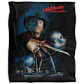 Miniatyrbild 1 av 6: Mardröm på Elm Street Poster Freddy Krueger Filt One Size Multicoloured One Size