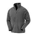 Miniatyrbild 1 av 2: Result Äkta Återvunnen Herr Microfleece Jacka 4XL Grå Grey 4XL