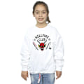 Miniatyrbild 2 av 4: Netflix Girls Stranger Things Hellfire Club Sweatshirt 9-11 år White 9-11 Years