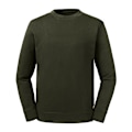 Miniatyrbild 1 av 3: Russell Vuxen Unisex Ren Ekologisk Vändbar Sweatshirt XS Mörk Dark Olive XS