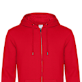 Miniatyrbild 2 av 2: B&C Herr Full Zip Hoodie L Röd Red L