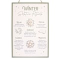 Miniatyrbild 3 av 3: Något Annorlunda Vinter Solstice Ritualer MDF Hängande Skylt På White/Pink One Size