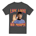 Miniatyrbild 1 av 5: Star Trek: The Original Series Unisex Vuxen Lev Långt och Prosp Charcoal M