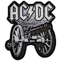 Miniatyrbild 1 av 2: AC/DC For Those About To Rock Strykjärnslapp En Storlek Svart/Grå Black/Grey One Size