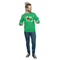 Miniatyrbild 4 av 5: National Lampoon's Christmas Vacation Herr Yule Crack Up Sweatshirt Irish Green S