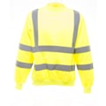 Miniatyrbild 1 av 6: Yoko Unisex Hi-Vis Sweatshirt i tungvikt 2XL Hi-Vis Gul Hi-Vis Yellow 2XL
