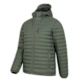 Miniatyrbild 3 av 4: Mountain Warehouse Herr Henry II Extreme Dunfylld Vadderad Jacka Dark Khaki XS