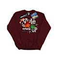 Miniatyrbild 1 av 5: National Lampoon´s Christmas Vacation Girls Yule Crack Up Sweatshirt Burgundy 7-8 Years