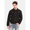 Miniatyrbild 4 av 5: Duke Herr D555 London Trucker Denimjacka X-Large Svart Black X-Large