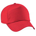 Miniatyrbild 1 av 3: Beechfield Unisex Original 5-Panel Baseballkeps i enfärgad design, One Size Bright Red One Size