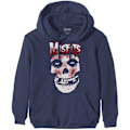 Miniatyrbild 1 av 2: Misfits Unisex Vuxen Bloddroppe Pullover Hoodie M Marinblå Navy Blue M