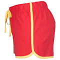Miniatyrbild 3 av 3: Skinni Fit Dam/Dam Retro Shorts 12 UK Röd/Gul Red/Yellow 12 UK
