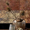 Miniatyrbild 4 av 4: Hill Interiors Tistel Konstgjord Blomma Trippel En Storlek Brun Brown One Size