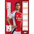 Miniatyrbild 4 av 4: Arsenal FC 2025 A3 Väggkalender One Size Flerfärgad Multicoloured One Size