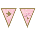 Miniatyrbild 1 av 2: Amscan Första Kommunion Flagga Banner One Size Rosa Pink One Size