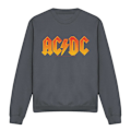 Miniatyrbild 1 av 5: AC/DC Unisex Vuxen Logotyp Sweatshirt L Gråmelerad Charcoal L