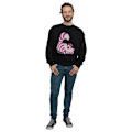 Miniatyrbild 4 av 5: Disney Herr Alice In Wonderland Cheshire Cat Sweatshirt XXL Svart Black XXL
