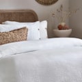 Miniatyrbild 2 av 3: Yard Lark Muslin Bomullstäcke Överdrag Set Dubbel Vit White Double