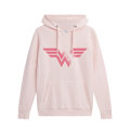 Miniatyrbild 1 av 4: Wonder Woman Dam/Kvinnor Logotyp Hoodie M Ljusrosa Pale Pink M
