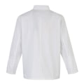 Miniatyrbild 2 av 3: Premier Unisex Vuxen Stud Front Långärmad Kockjacka XS Vit White XS