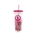 Miniatyrbild 1 av 2: Aston Villa FC Crest 600ml zer Cup Med Sugrör En Storlek Clar Claret Red One Size