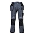 Miniatyrbild 1 av 2: Portwest Herr PW3 Holster Pocket Arbetsbyxor 30R Zoom Grå/Svart Zoom Grey/Black 30R